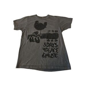 Woodstock Shirt Adult Medium, 3 Days Peace Music Rock 1969 Peace Symbol, Vintage